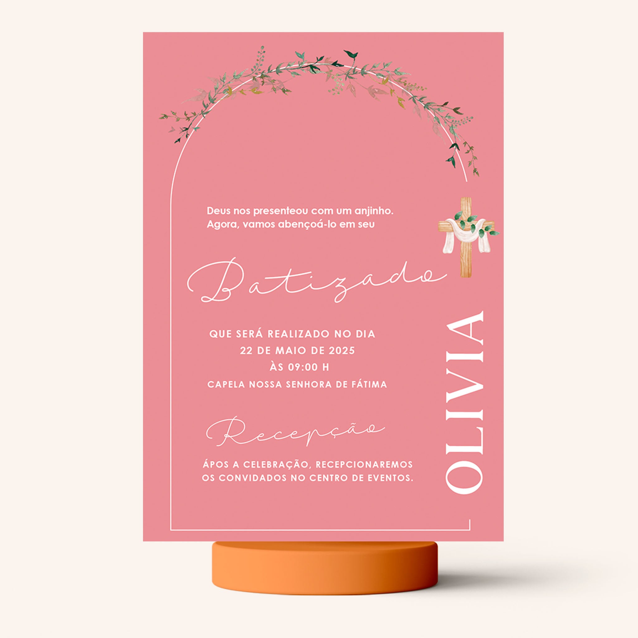 Invitación digital al bautismo