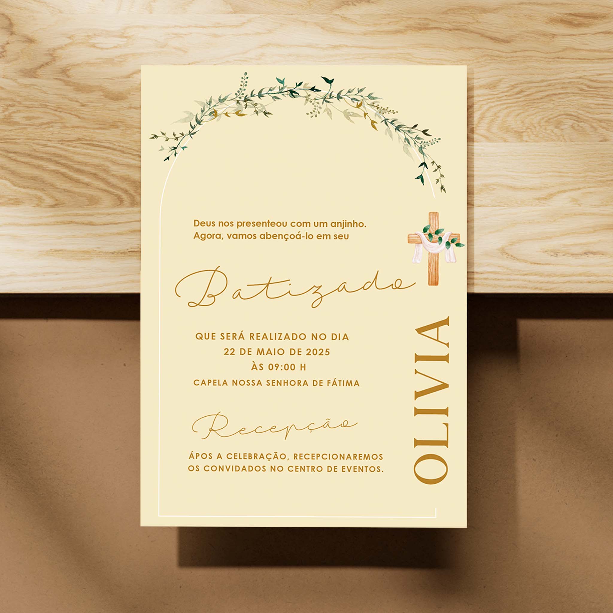 Invitación digital al bautismo