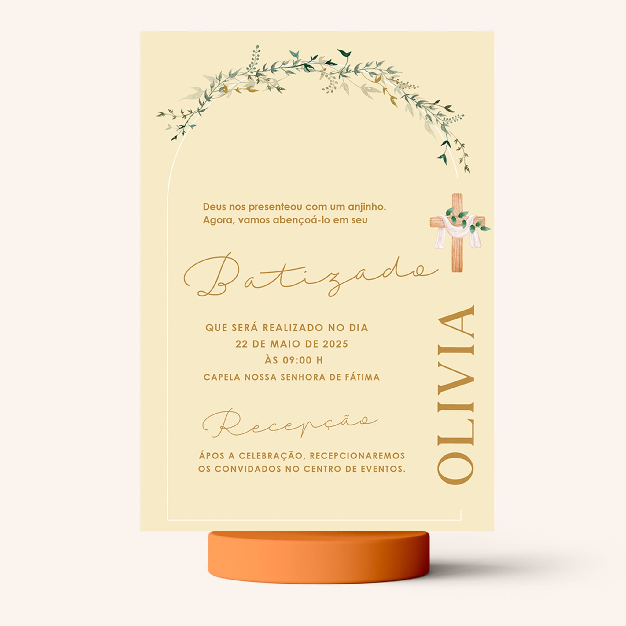 Invitación digital al bautismo