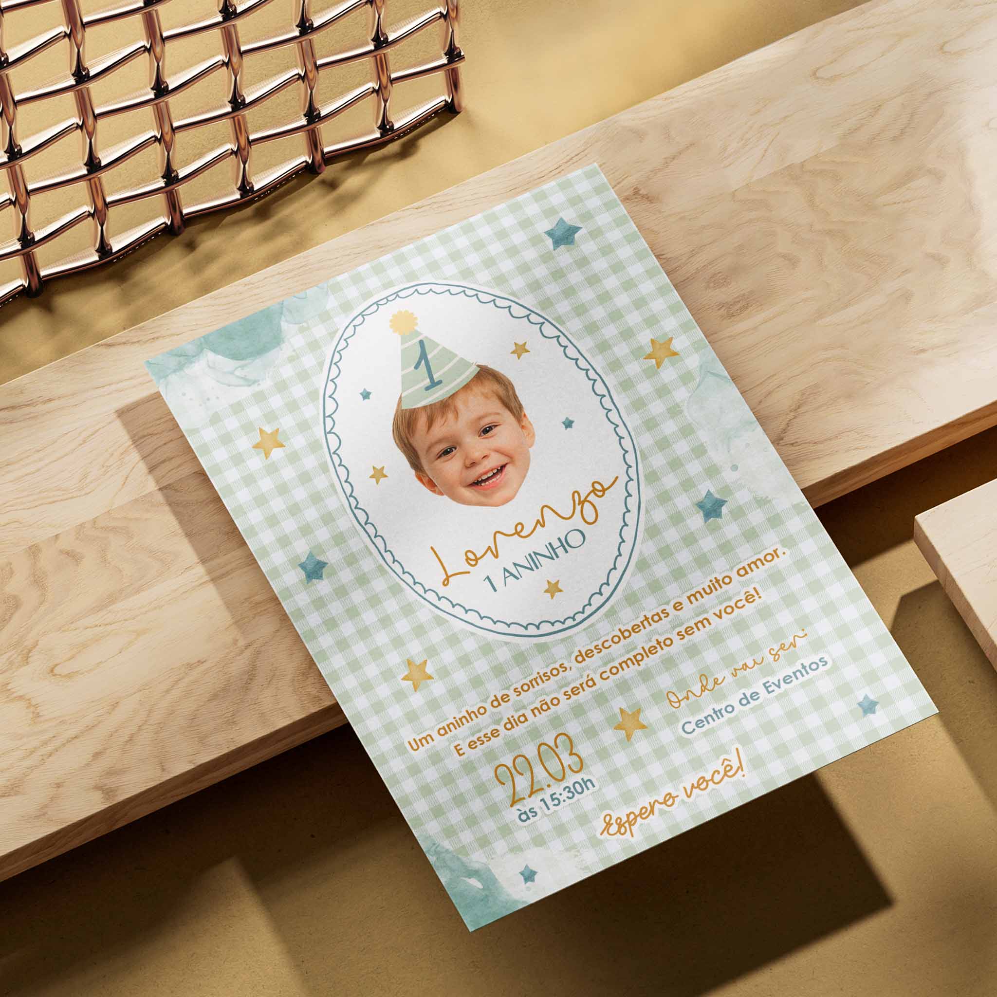 Convite Digital Aniversário Rostinho