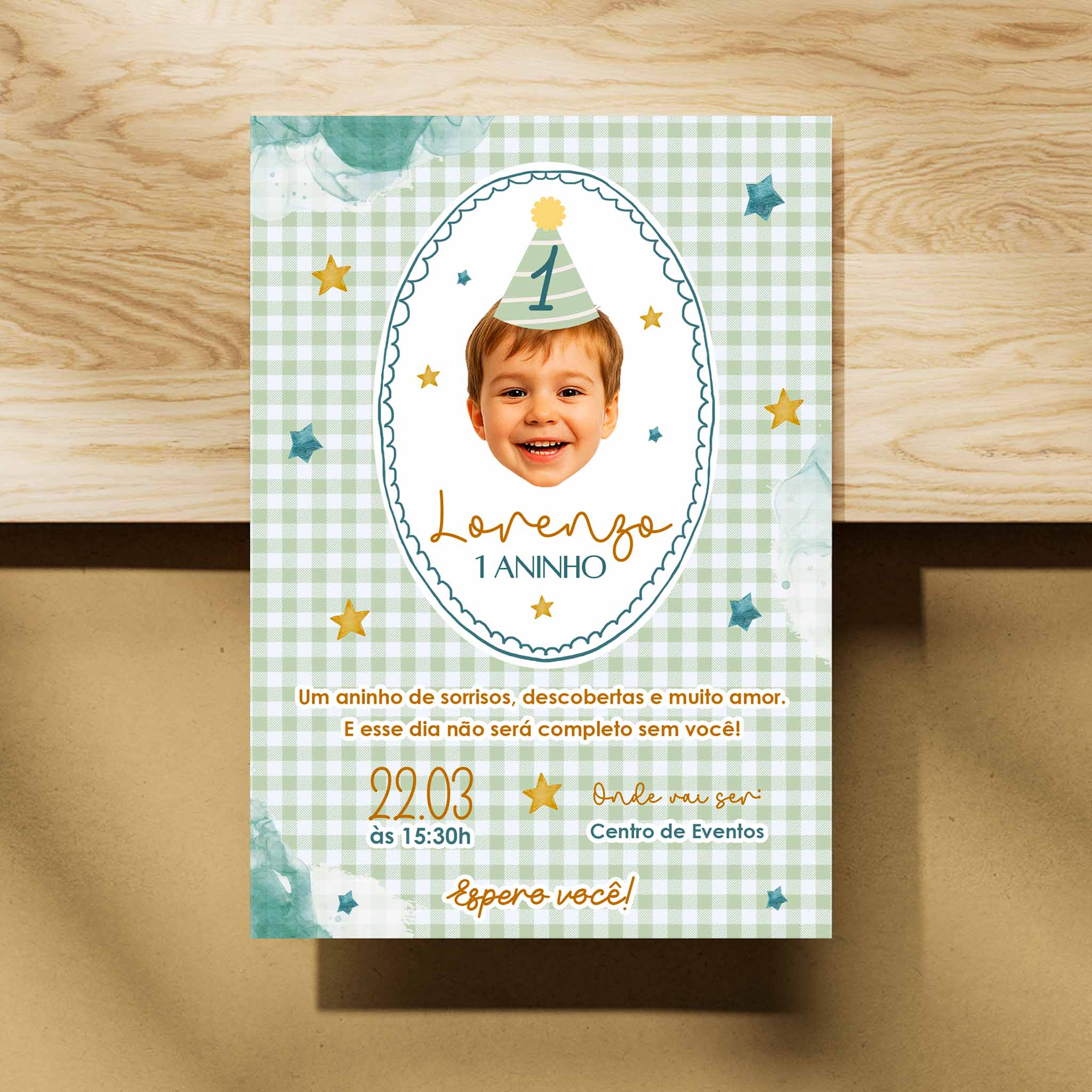 Convite Digital Aniversário Rostinho