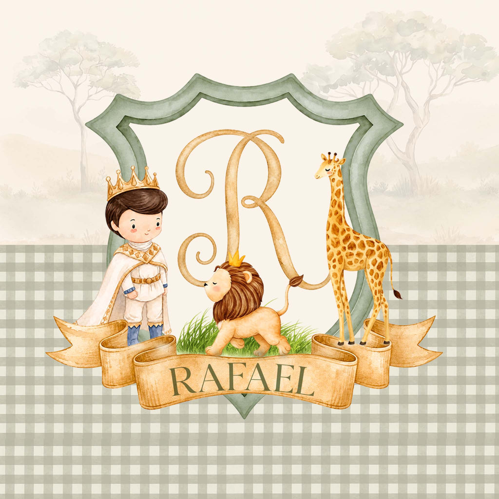 Identidade Visual Aniversário Pequeno Príncipe Safari