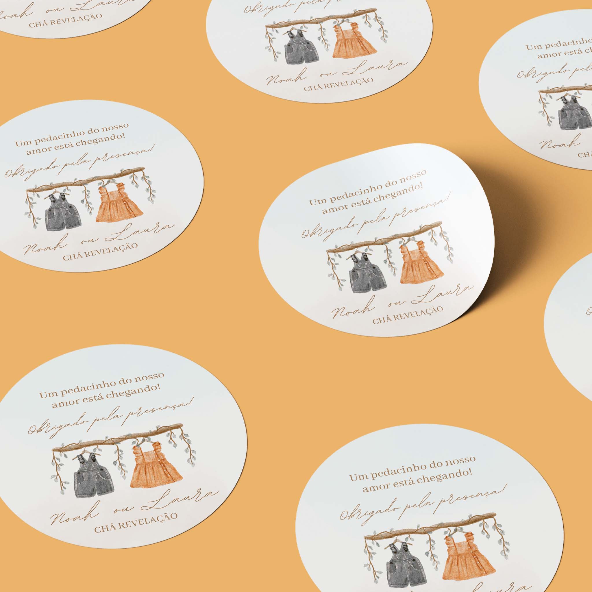 Tag | Baby Shower Sticker Teddy Bear