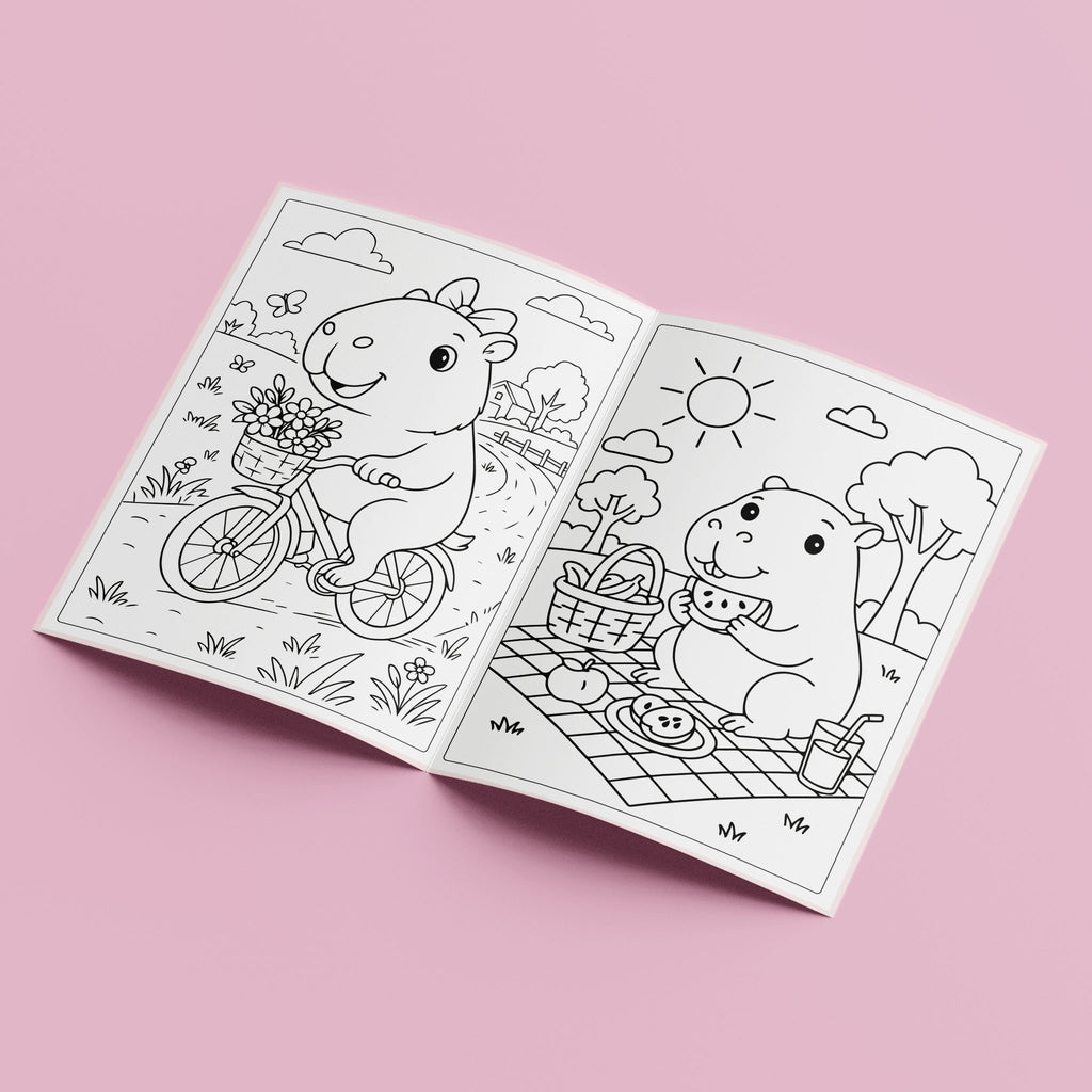 Livrinho de Colorir Capivara