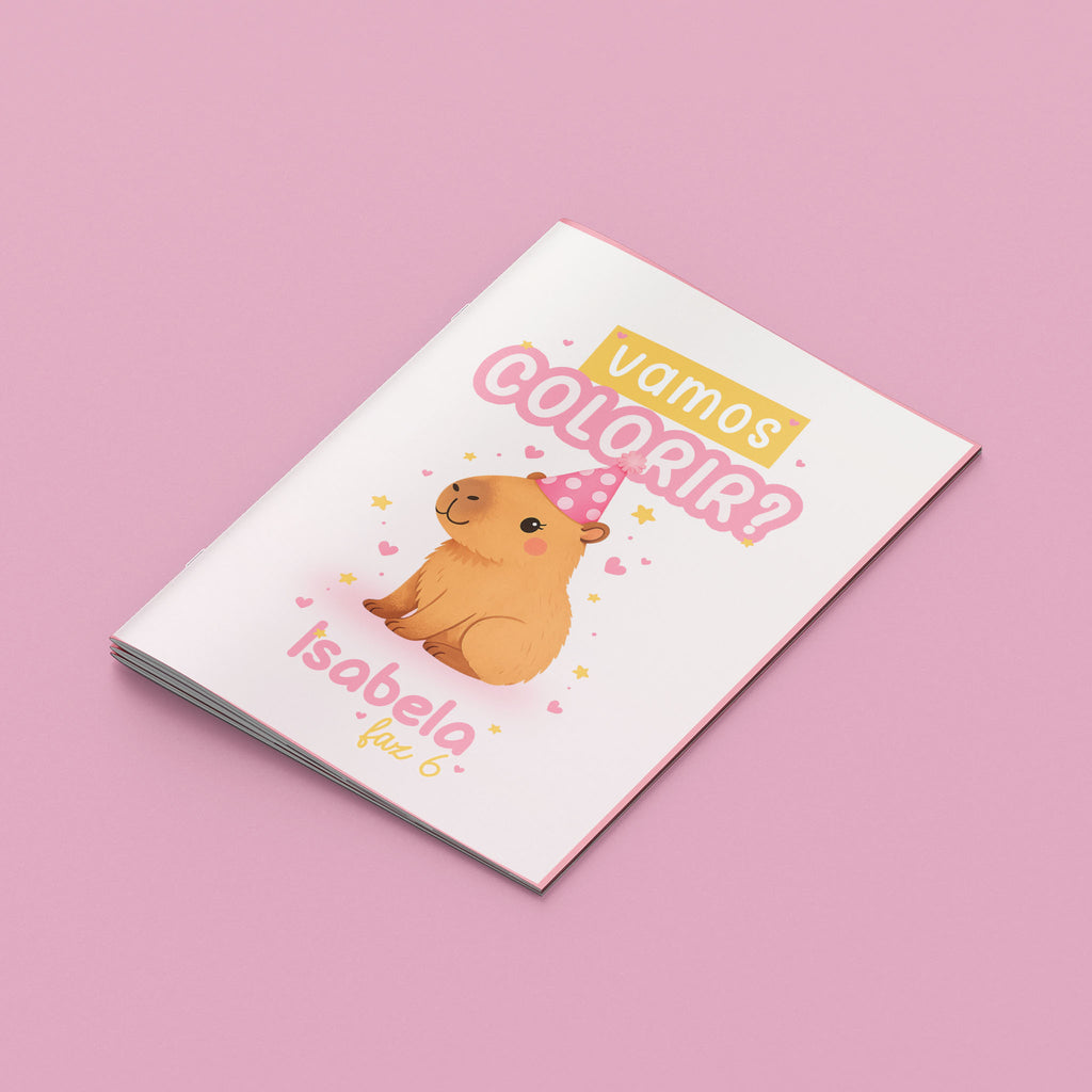 Livrinho de Colorir Capivara