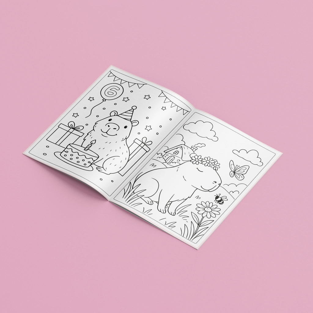 Livrinho de Colorir Capivara