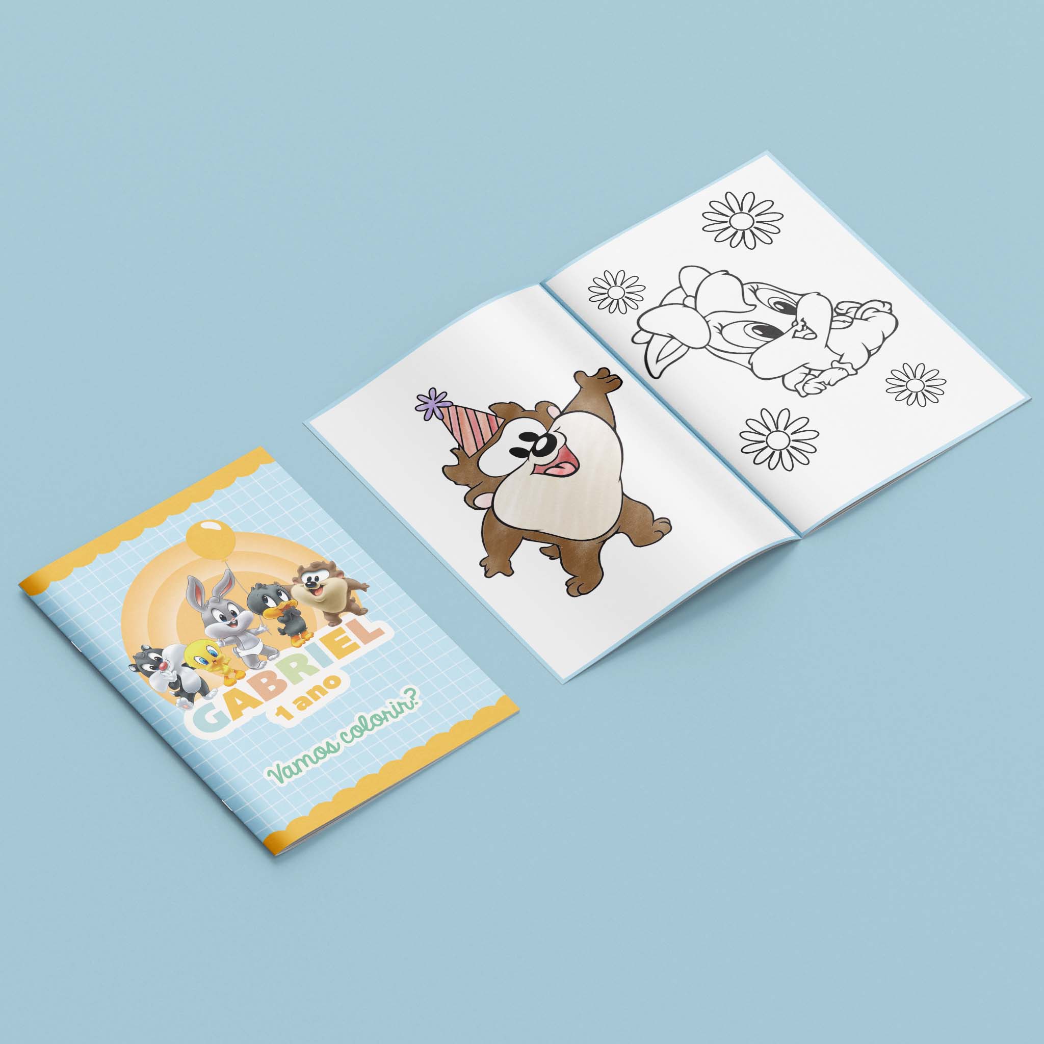 Livrinho de Colorir Baby Looney Tunes