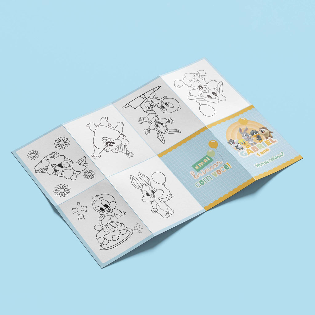 Livrinho de Colorir Baby Looney Tunes