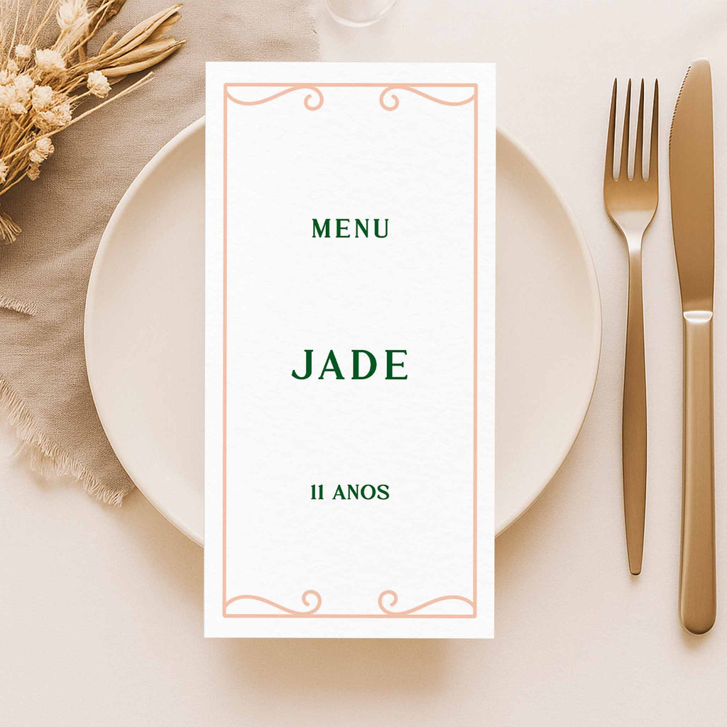 Menu Cardápio Aniversário Wicked