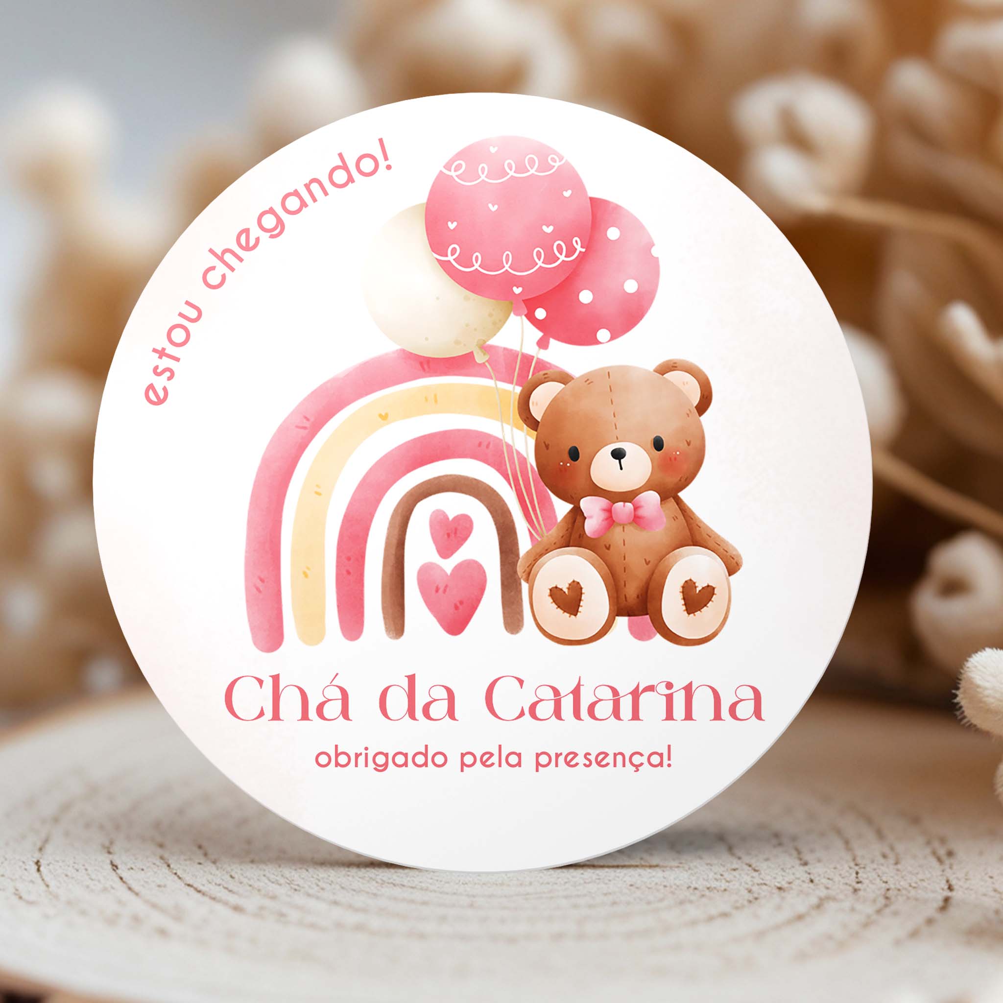 Tag Chá de Bebê Ursinho