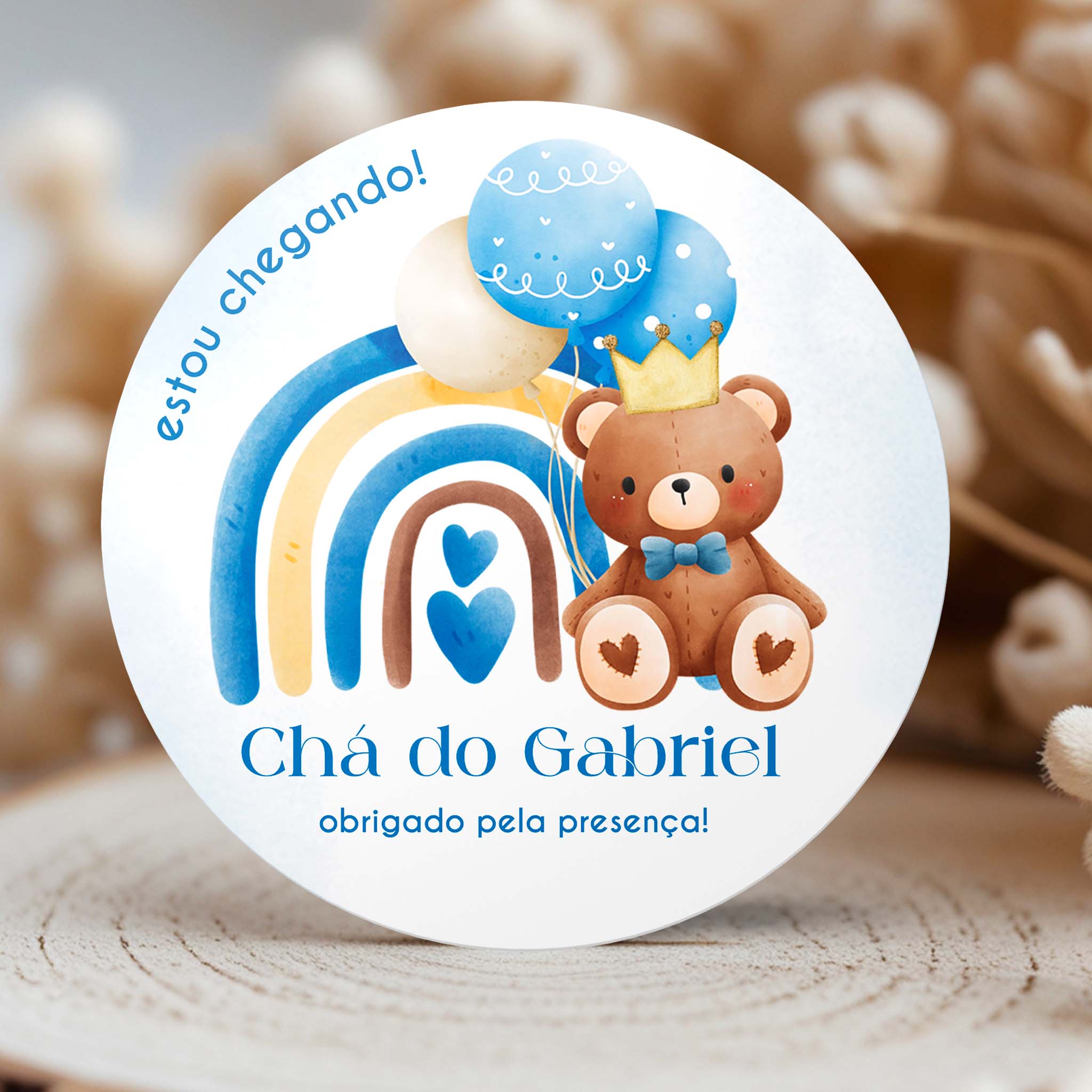 Tag Chá de Bebê Ursinho