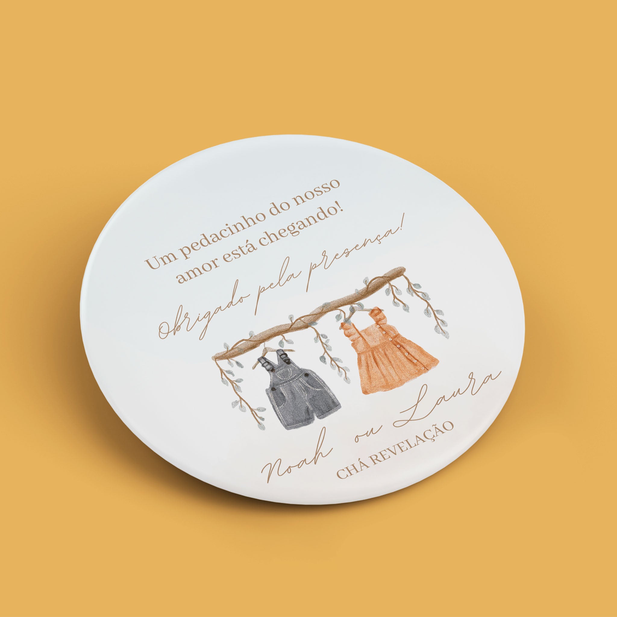 Tag | Baby Shower Sticker Teddy Bear