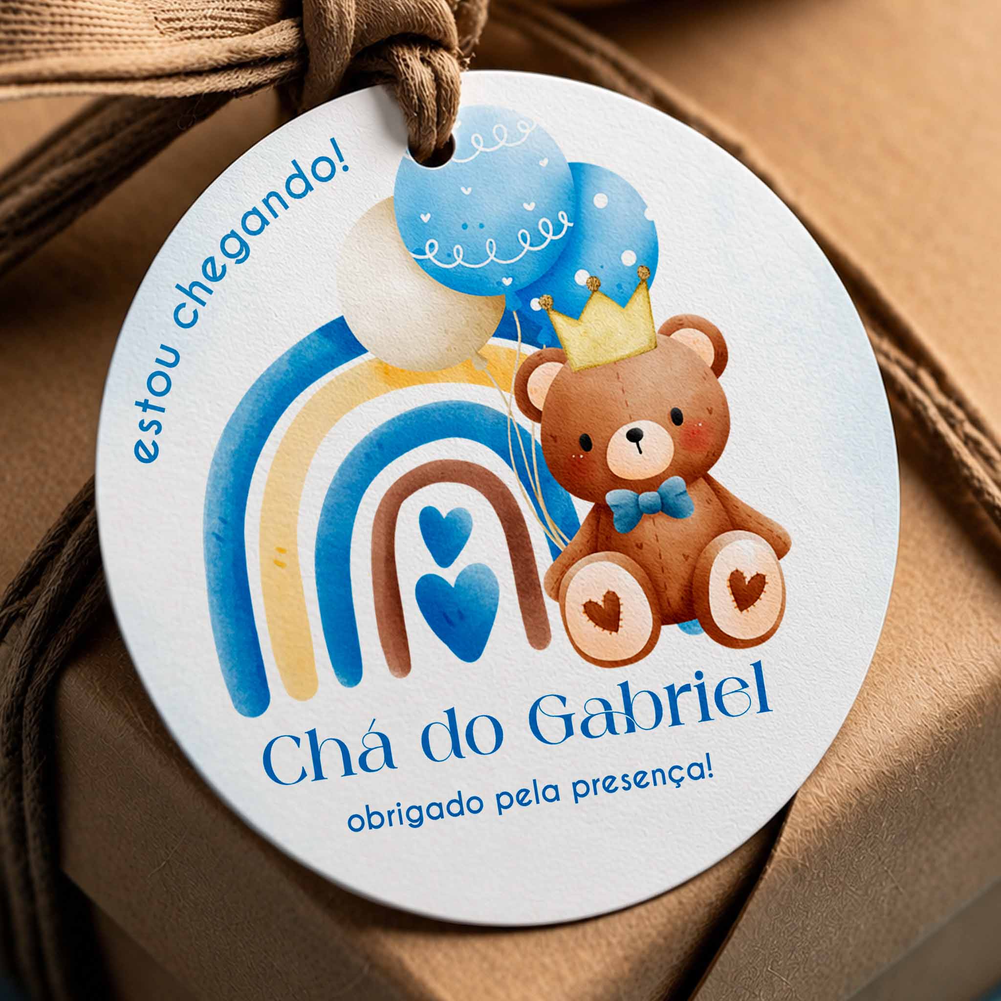 Tag Chá de Bebê Ursinho