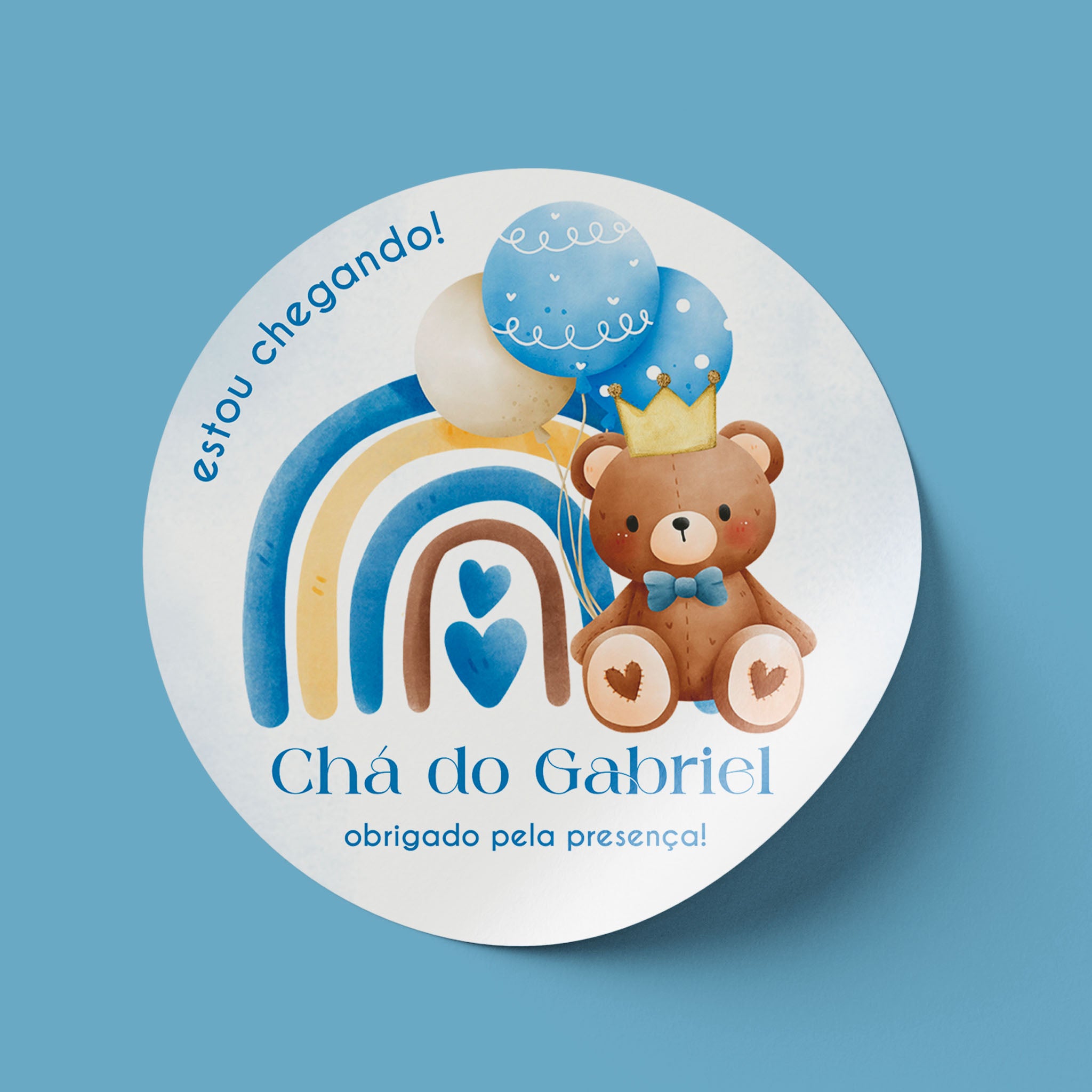 Tag Chá de Bebê Ursinho